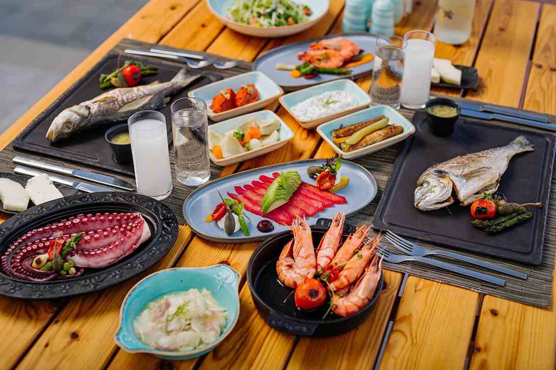 غذای دریایی در ایسکله